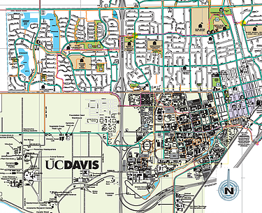 UC Davis Campus Map